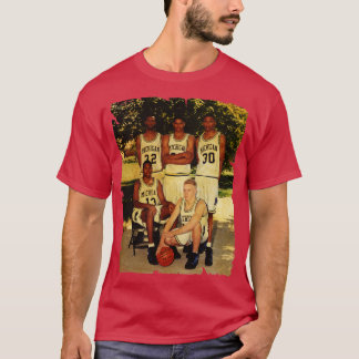 Fab fünf Vintage Bauweise von Basketball 5 T-Shirt