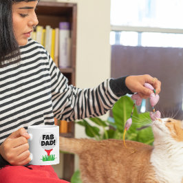 "FAB-VATER!" Golfer Vatertag Kaffeepause Tasse