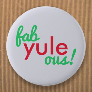 Fab Weihnachten Ous   Fabulous Christmas Stylish F Button