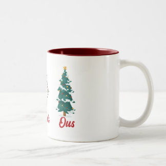 Fab Weihnachten Ous | Fabulous Christmas Stylish F Zweifarbige Tasse