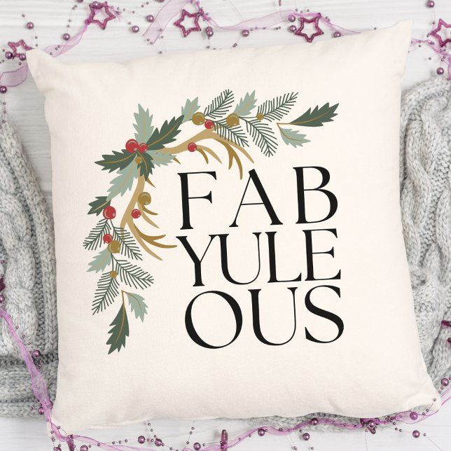 Fab-Weihnachten-Ous Moderne Weihnachtsgrün, Rot un Kissen (Von Creator hochgeladen)