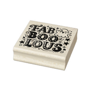 FabBOOlous - Geister mit Glam Gummistempel