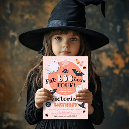 FabBOOlous Little Boo Halloween Geburtstagsparty Einladung