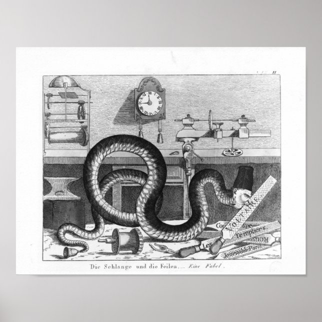 Fabel der Schlange und der Dateien Poster (Vorne)