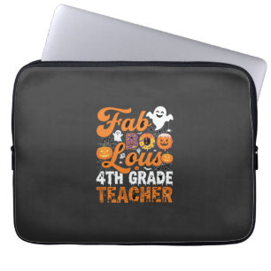 Fabel-hafte 4. Klasse Lehrer Halloween Laptopschutzhülle