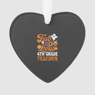Fabel-hafte 4. Klasse Lehrer Halloween Ornament