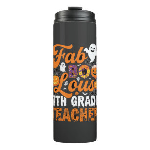 Fabel-hafte 4. Klasse Lehrer Halloween Thermosbecher