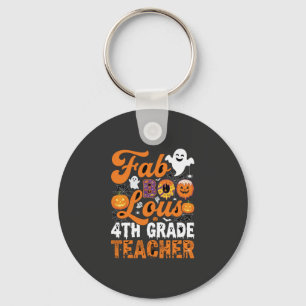 Fabel-haften 4. Klasse Lehrer Halloween Schlüsselanhänger