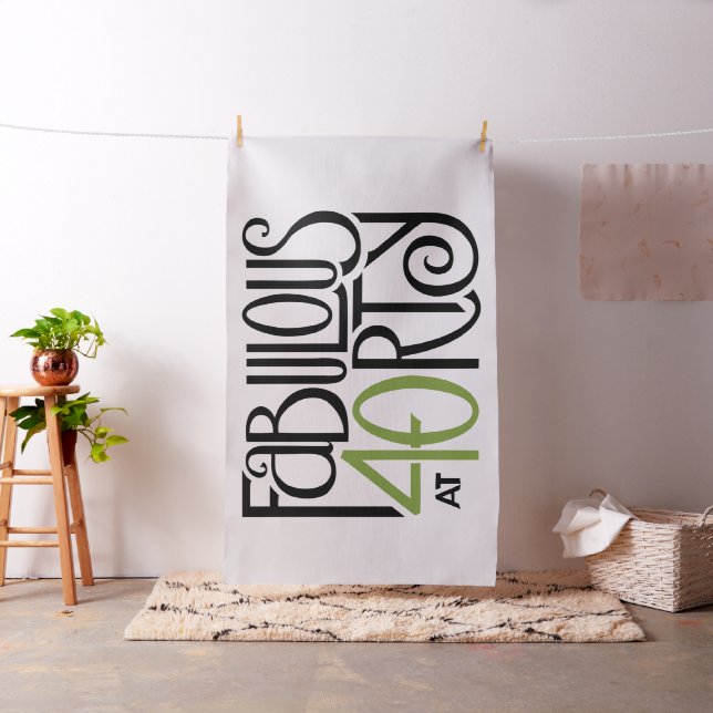 Fabelhaft bei 40 grünen Fabric Stoff (Beispiel)