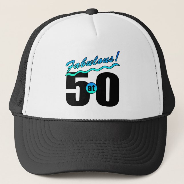 Fabelhaft bei 50 truckerkappe (Vorderseite)