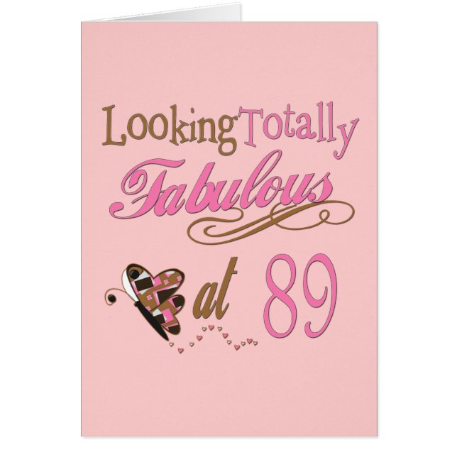 Fabelhaft bei 89 (Vorne)