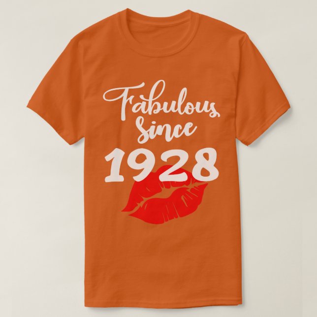 Fabelhaft seit 1928 T-Shirt (Design vorne)