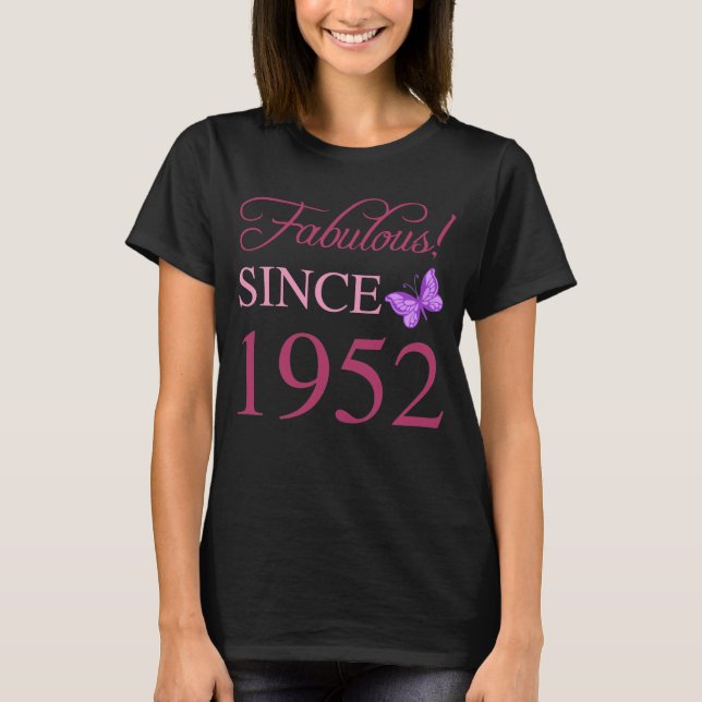 Fabelhaft seit 1952 T-Shirt (Vorderseite)