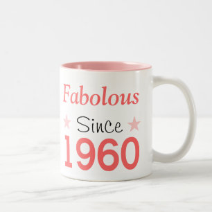 Fabelhaft seit 1960 zweifarbige tasse