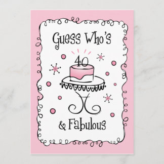 Fabelhafte 40 kundenspezifische einladung