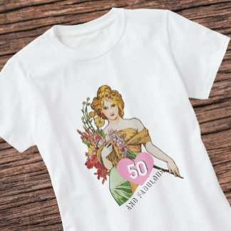 Fabelhafte 50, Party, Frühlingsgöttin, Vintage-Kun T-Shirt