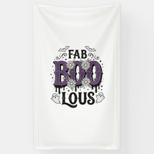 Fabelhafte Boo Halloween Vintage Geist Shirt Desig Banner