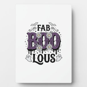 Fabelhafte Boo Halloween Vintage Geist Shirt Desig Fotoplatte