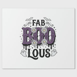 Fabelhafte Boo Halloween Vintage Geist Shirt Desig Geschenkpapier