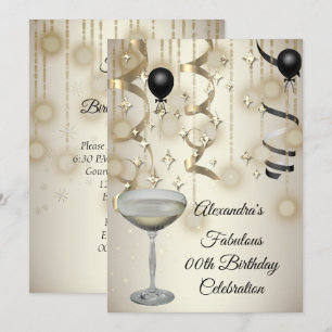 Fabelhafte Champagner-Sepia-Lichter-Party Save The Date