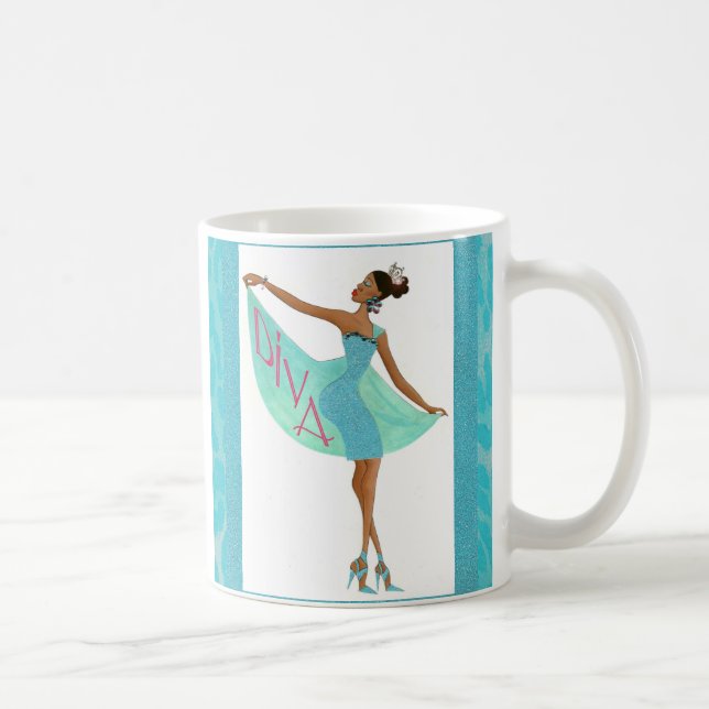 Fabelhafte Diva-Tasse Kaffeetasse (Rechts)