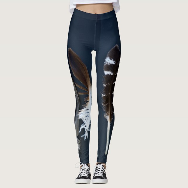 Fabelhafte Federn Leggings (Vorderseite)