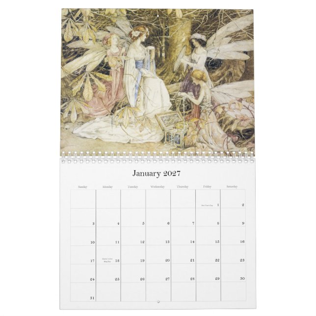 Fabelhafte Feen 2011 Kalender (Jan 2027)