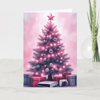 Fabelhafte Gamer-Weihnachtskarte Feiertagskarte