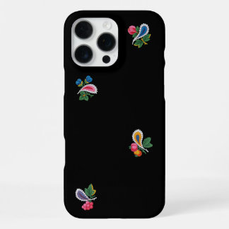 Fabelhafte helle Blumen, Blätter und Paisley Schwa iPhone 16 Pro Max Hülle