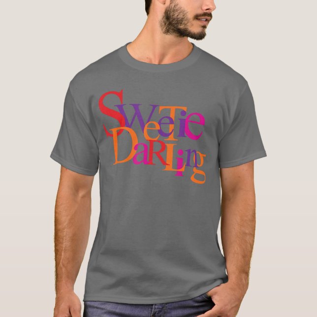 Fabelhafte Süße Darling Retro T-Shirt (Vorderseite)