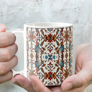 Fabelhafter Herbst und blauer Becher Kaffeetasse