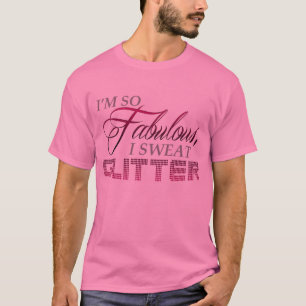 Fabelhafter homosexueller Glitzer T-Shirt