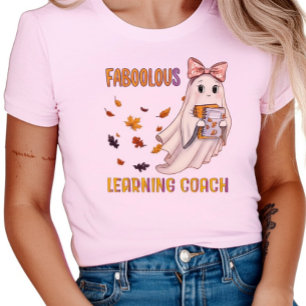 Fabelhafter Lerncoach Süßer Geist Halloween T-Shirt