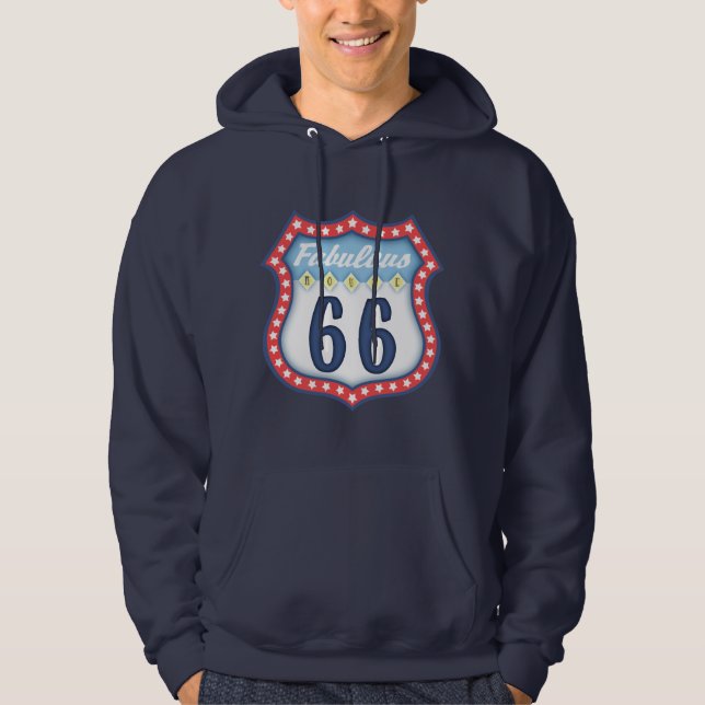 Fabelhafter Weg 66 Hoodie (Vorderseite)