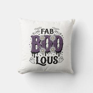 Fabelhaftes Boo Halloween Vintage Geist Shirt Desi Kissen