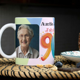 Fabelhaftes Geschenk zum 90. Geburtstag im Alter v Zweifarbige Tasse
