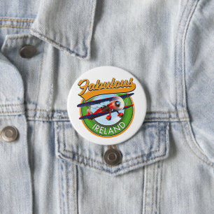 fabelhaftes Irland Reise-Patch. Button