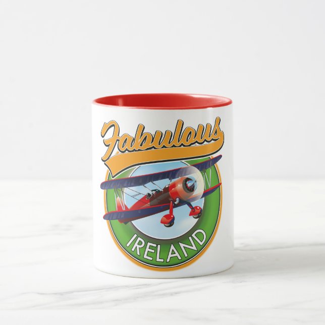 fabelhaftes Irland Reise-Patch Tasse (Zentrum)