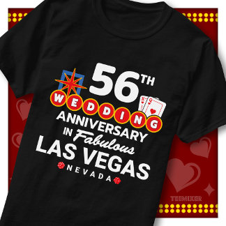 Fabelhaftes Las Vegas 56. Hochzeitspaar-Jubiläum T-Shirt