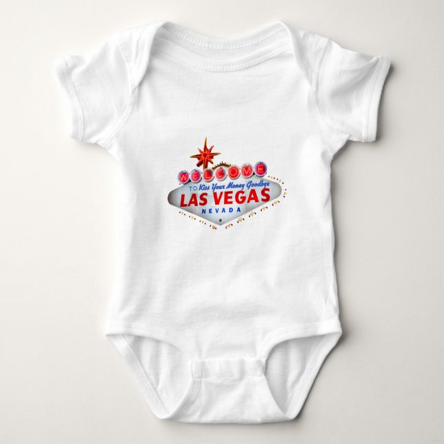 Fabelhaftes Las Vegas Baby Strampler (Vorderseite)