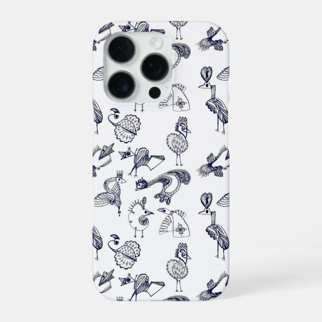 Fabelvögel iPhone Hülle (Rückseite)