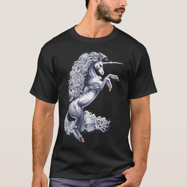 Fabelwesen Einhorn T-Shirt (Vorderseite)