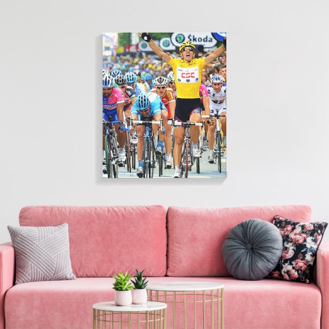 Fabian Cancellara Early Hero Bühne 3 Tour de Franc Leinwanddruck (Insitu (Wohnzimmer))