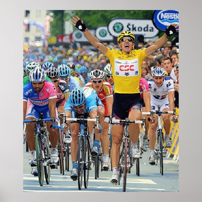 Fabian Cancellara Early Hero Bühne 3 Tour de Franc Poster (Vorne)