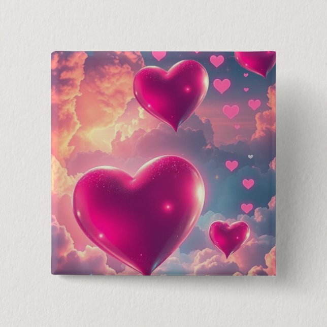 Fabian LOVE LOVE LOVE Knopf  Button (Vorderseite)