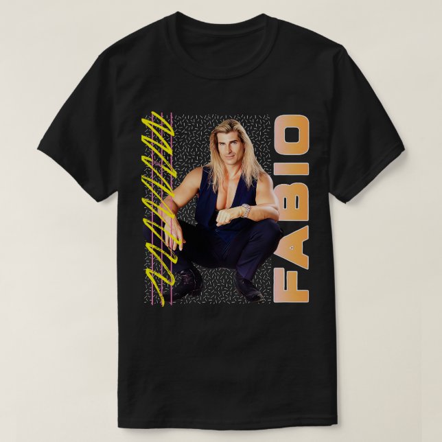 Fabio 90s Ästhetik T-Shirt (Design vorne)