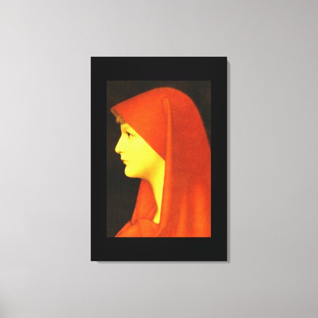 Fabiola', Jean Jacques Henner_Portraits Leinwanddruck (Vorderseite)