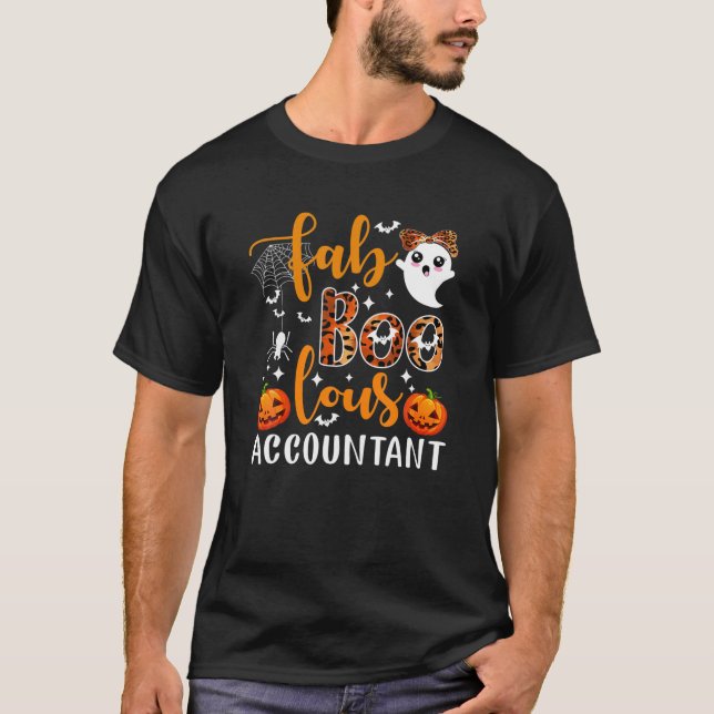 Faboolous Accountant Gift Halloween Cos T-Shirt (Vorderseite)