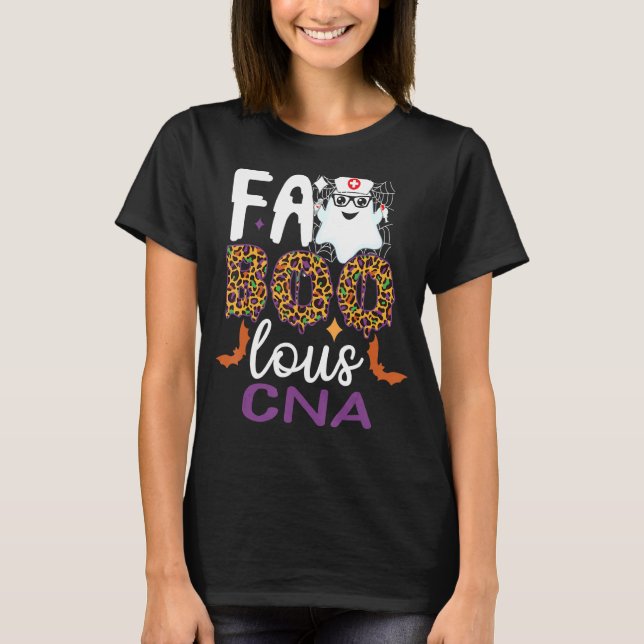 Faboolous CNA Halloween für die Pflege T-Shirt (Vorderseite)