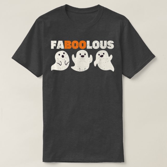 Faboolous Geister Funny Beängstigend Spooky Fabulo T-Shirt (Design vorne)